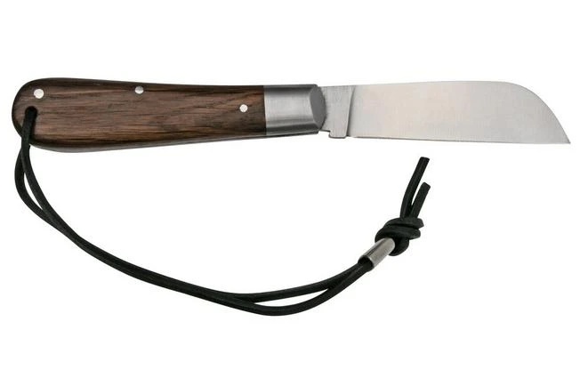 Otter Anchor Knife SET 172 Large Stainless, Smoked Oak, Brass Anchor, Leather Strap, Pocket Knife 2 Otter Anchor Knife SET 172 Large Stainless, Smoked Oak, Brass Anchor, Leather Strap, Pocket Knife - Image 2