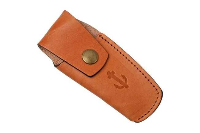 Otter Anchor Knife SET 172 Large Stainless, Smoked Oak, Brass Anchor, Leather Strap, Pocket Knife 8 Otter Anchor Knife SET 172 Large Stainless, Smoked Oak, Brass Anchor, Leather Strap, Pocket Knife - Image 8