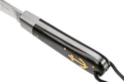 Otter Anchor Knife SET 173 Large Stainless, Grenadilla, Brass Anchor, Leather Strap, Pocket Knife 14 Otter Anchor Knife SET 173 Large Stainless, Grenadilla, Brass Anchor, Leather Strap, Pocket Knife -Knives Store ORSET173 06 otter