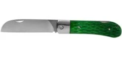 QSP Knife Worker QS128-B Green Bone Pocket Knife, Arthur Brehm Design
