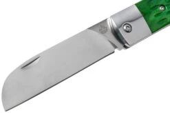 QSP Knife Worker QS128-B Green Bone Pocket Knife, Arthur Brehm Design -Knives Store QS128 B 03 qsp