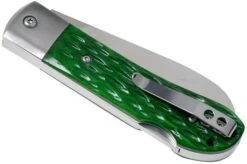 QSP Knife Worker QS128-B Green Bone Pocket Knife, Arthur Brehm Design -Knives Store QS128 B 04 qsp