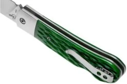 QSP Knife Worker QS128-B Green Bone Pocket Knife, Arthur Brehm Design -Knives Store QS128 B 05 qsp