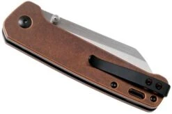 QSP Knife Penguin QS130-K Copper, Satin, Pocket Knife -Knives Store QS130 K 04 qsp