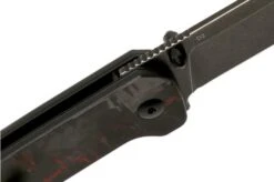 QSP Knife Penguin QS130-URD Red Shredded Carbon Fibre G10, Blackwashed, Pocket Knife 12 QSP Knife Penguin QS130-URD Red Shredded Carbon Fibre G10, Blackwashed, Pocket Knife -Knives Store QS130 URD 06 qsp knife