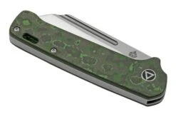 QSP Knife Penguin QS130SJ-E1, CPM 20CV Stonewashed, Fat Carbon Jungle Wear, Slipjoint Pocket Knife -Knives Store QS130SJ E1 06 qsp