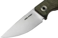 Real Steel CVX-80 OD Green Micarta 3562 Convex Bushcraft Knife, Poltergeist Design -Knives Store RL3562 03 realsteel