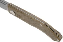 Real Steel Stella Green Canvas Micarta 7057 Knivesandtools Exclusive Pocket Knife, Poltergeist Design -Knives Store RL7057 07 real steel