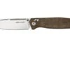 Real Steel Huginn 7651GM Natural Micarta, Pocket Knife