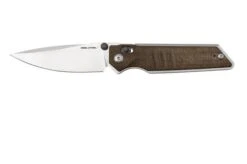 Real Steel Sacra, 7711N Natural Micarta, Stonewashed K110 Pocket Knife