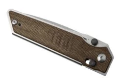 Real Steel Sacra, 7711N Natural Micarta, Stonewashed K110 Pocket Knife -Knives Store RL7711N 06 realsteel