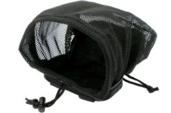 Real Steel Scout Pouch ST006 Pouch With Mesh Insert, Black -Knives Store RLST006 03 real steel