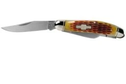 Rough Ryder Sowbelly Stockman Amber Bone RR080 Slipjoint Pocket Knife -Knives Store RY080 03 rough ryder