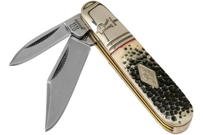 Rough Ryder Buckshot Bone Barlow RR2041 Pocket Knife 1 Rough Ryder Buckshot Bone Barlow RR2041 Pocket Knife