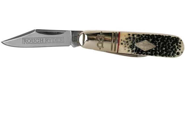 Rough Ryder Buckshot Bone Barlow RR2041 Pocket Knife 3 Rough Ryder Buckshot Bone Barlow RR2041 Pocket Knife - Image 3