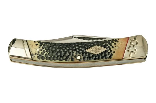 Rough Ryder Buckshot Bone Large Moose, RR2320 Pocket Knife 5 Rough Ryder Buckshot Bone Large Moose, RR2320 Pocket Knife - Image 5