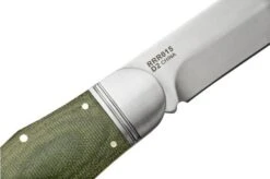 Rough Ryder Reserve Hippo Toe OD Green Micarta, RRR015 Slipjoint Pocket Knife -Knives Store RYR015 05 roughryder