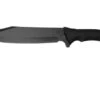 Schrade Leroy Fixed Blade 650942, Black Survival Knife