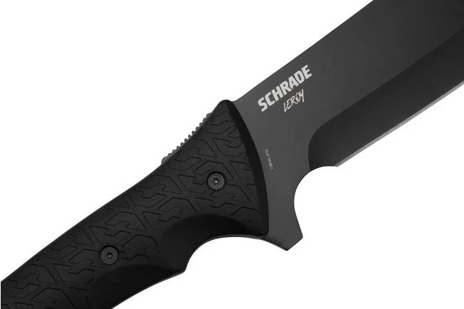 Schrade Leroy Fixed Blade 650942, Black Survival Knife 5 Schrade Leroy Fixed Blade 650942, Black Survival Knife - Image 5