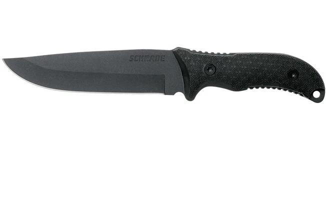 Schrade Frontier Fixed Blade SCHF38, 1095 Carbon Steel, Fixed Knife With Sharpening Stone & Firesteel 1 Schrade Frontier Fixed Blade SCHF38, 1095 Carbon Steel, Fixed Knife With Sharpening Stone & Firesteel