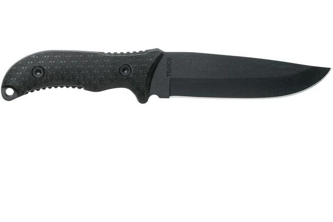 Schrade Frontier Fixed Blade SCHF38, 1095 Carbon Steel, Fixed Knife With Sharpening Stone & Firesteel 2 Schrade Frontier Fixed Blade SCHF38, 1095 Carbon Steel, Fixed Knife With Sharpening Stone & Firesteel - Image 2