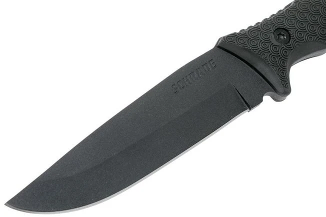 Schrade Frontier Fixed Blade SCHF38, 1095 Carbon Steel, Fixed Knife With Sharpening Stone & Firesteel 3 Schrade Frontier Fixed Blade SCHF38, 1095 Carbon Steel, Fixed Knife With Sharpening Stone & Firesteel - Image 3