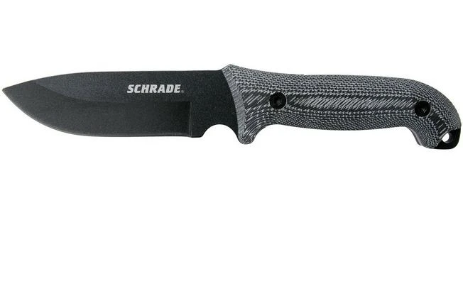 Schrade Frontier 5" Fixed Blade SCHF51M Micarta, 1095 Carbon Steel, Fixed Knife With Sharpening Stone & Firesteel 1 Schrade Frontier 5" Fixed Blade SCHF51M Micarta, 1095 Carbon Steel, Fixed Knife With Sharpening Stone & Firesteel