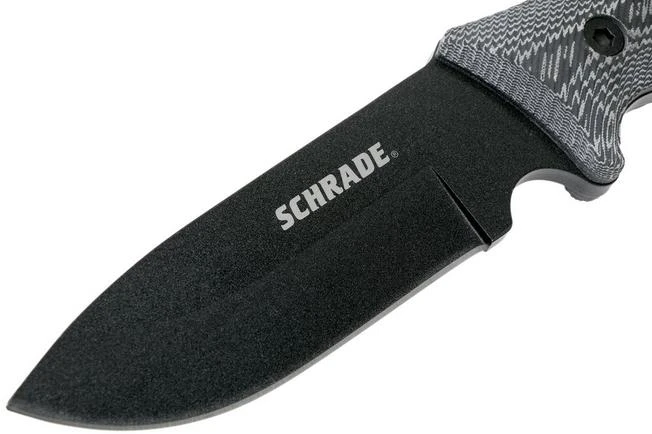 Schrade Frontier 5" Fixed Blade SCHF51M Micarta, 1095 Carbon Steel, Fixed Knife With Sharpening Stone & Firesteel 3 Schrade Frontier 5" Fixed Blade SCHF51M Micarta, 1095 Carbon Steel, Fixed Knife With Sharpening Stone & Firesteel - Image 3