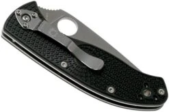 Spyderco Tenacious Light-weight C122PSBK FRN Partly Serrated Pocket Knife -Knives Store SPC122PSBK 04 spyderco