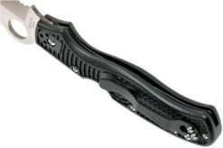 Spyderco Rescue 3 C14SBK3 Serrated Rescue Knife -Knives Store SPC14SBK3 05 spyderco spc14sbk3 05