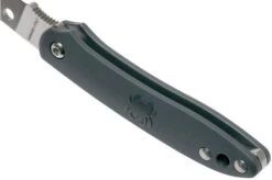 Spyderco Roadie Grey C189PGY Pocket Knife -Knives Store SPC189PGY 05 spyderco
