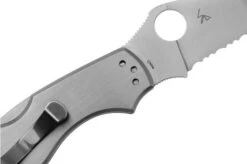 Spyderco UpTern C261PS Partly Serrated Pocket Knife -Knives Store SPC261PS 05 spyderco