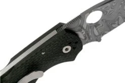 Spyderco Native 5 40th Anniversary Damascus C41CF40TH Limited Edition Pocket Knife -Knives Store SPC41CF40TH 06 spyderco