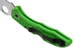 Spyderco Salt 2 Green Wharncliffe LC200N C88FPWCGR2 Pocket Knife -Knives Store SPC88FPWCGR2 05 spyderco