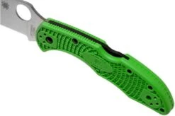 Spyderco Salt 2 Green Wharncliffe LC200N C88FPWCGR2 Pocket Knife -Knives Store SPC88FPWCGR2 07 spyderco