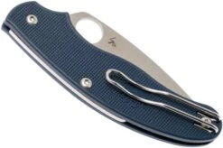 Spyderco UK Penknife S110V Dark Blue C94DBL Pocket Knife -Knives Store SPC94PDBL 04 spyderco spc94pdbl 04