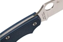 Spyderco UK Penknife S110V Dark Blue C94DBL Pocket Knife -Knives Store SPC94PDBL 06 spyderco spc94pdbl 06