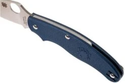 Spyderco UK Penknife S110V Dark Blue C94DBL Pocket Knife -Knives Store SPC94PDBL 07 spyderco spc94pdbl 07