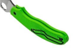 Spyderco UK Penknife Salt Green LC200N C94PGR Pocket Knife -Knives Store SPC94PGR 04 spyderco