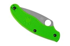 Spyderco UK Penknife Salt Green LC200N C94PGR Pocket Knife -Knives Store SPC94PGR 06 spyderco