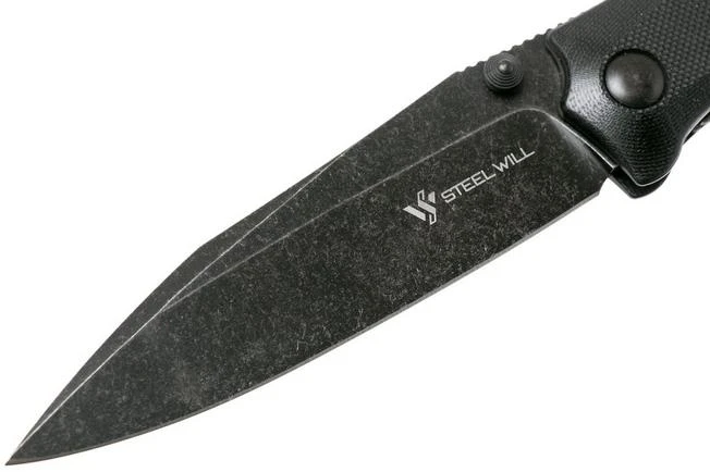 Steel Will Gienah F53-18 Black, Blackwashed Pocket Knife 3 Steel Will Gienah F53-18 Black, Blackwashed Pocket Knife - Image 3