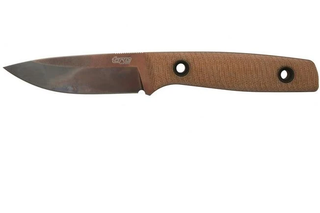 TRC Knives Classic Freedom, M390 Apocalypse Finish, Natural Canvas Micarta, Outdoor Knife 1 TRC Knives Classic Freedom, M390 Apocalypse Finish, Natural Canvas Micarta, Outdoor Knife