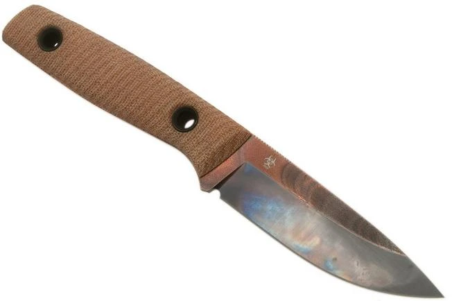 TRC Knives Classic Freedom, M390 Apocalypse Finish, Natural Canvas Micarta, Outdoor Knife 6 TRC Knives Classic Freedom, M390 Apocalypse Finish, Natural Canvas Micarta, Outdoor Knife - Image 6