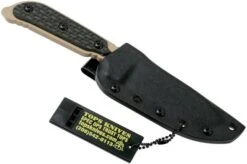 TOPS Knives TOPS Mil-SPIE Elite Black Canvas Micarta MIL3-ELITE Survival Knife -Knives Store TK MIL3 ELITE 07 tops knives