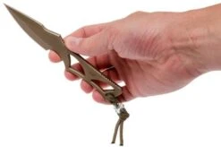 Spartan Blades Enyo Flat Dark Earth Neck Knife, SB2DE -Knives Store USSB2DE 05 spartan blades ussb2de 05