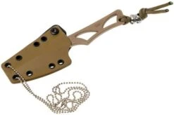 Spartan Blades Enyo Flat Dark Earth Neck Knife, SB2DE -Knives Store USSB2DE 06 spartan blades ussb2de 06