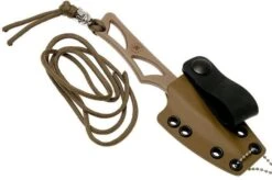 Spartan Blades Enyo Flat Dark Earth Neck Knife, SB2DE -Knives Store USSB2DE 07 spartan blades ussb2de 07