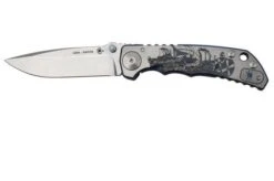 Spartan Blades Harsey Folder, 2022 Special Edition Viking Longboat SF5VIKING Pocket Knife