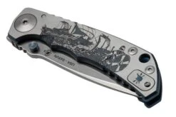 Spartan Blades Harsey Folder, 2022 Special Edition Viking Longboat SF5VIKING Pocket Knife -Knives Store USSF5VIKING 06 spartan