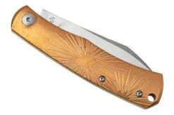 Viper Hug V5990BRS Sandblasted Bronze Star Pocket Knife, Sacha Thiel Design -Knives Store VPV5990BRS 05 viper